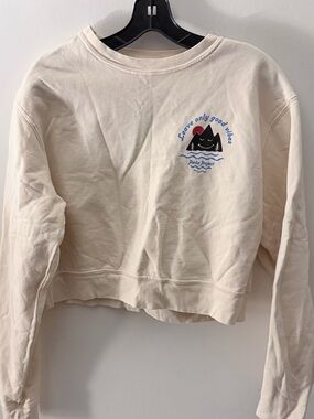 Parks Project Women’s Cropped Crewneck Sweatshirt Size Small
